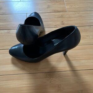 Minelli Black Leather Pumps - Size 37 (EU)